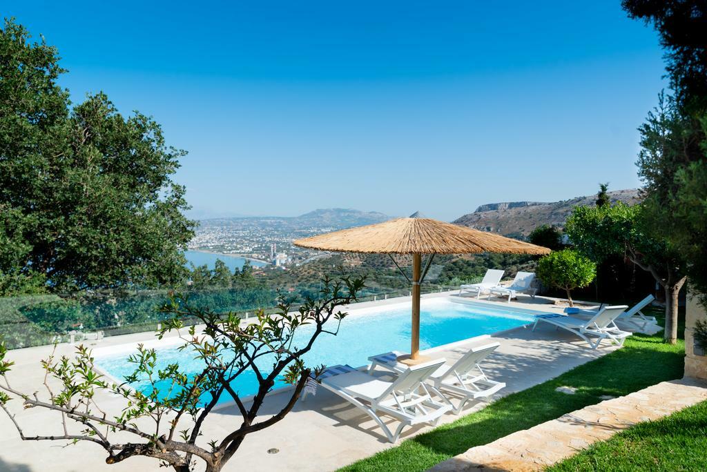 Villa Vollard With Amazing View Pool Iráklio Létesítmények fotó