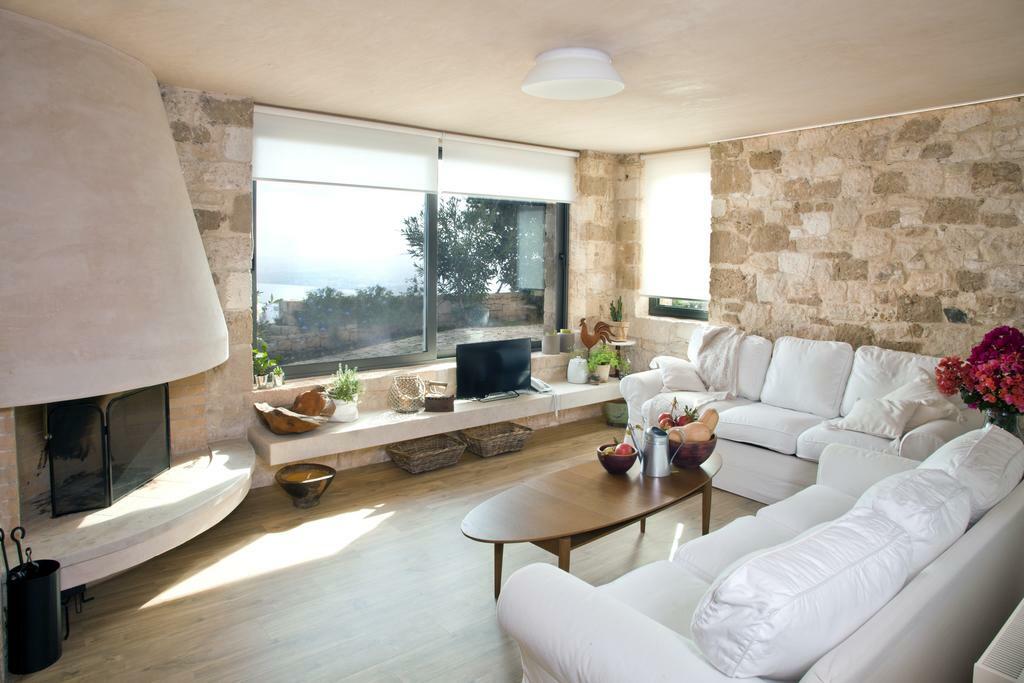 Villa Vollard With Amazing View Pool Iráklio Beltér fotó
